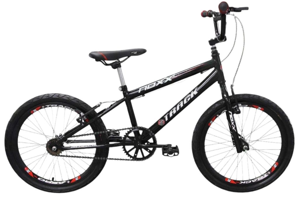 Bicicleta Aro 20 Noxx Preta Rodas Aero Cross BMX Track Bikes
